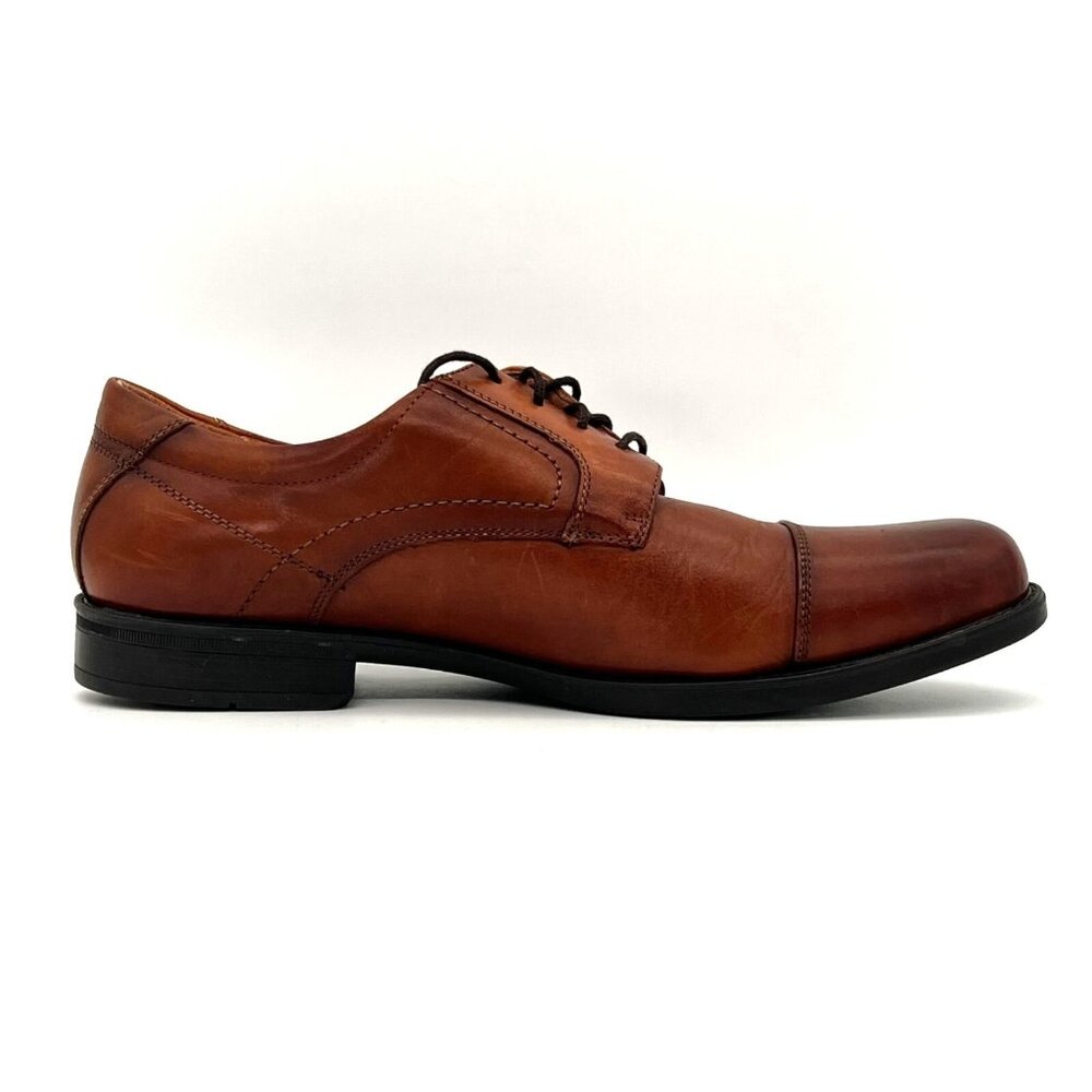 Florsheim Brown Leather Mens Dress Shoes Size 12D Comfortech Ortholite Sole - Picture 11 of 16